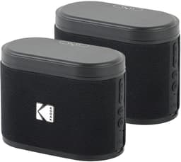 Kodak SoundBrix Bluetooth Speaker – Draadloze Muziek Box –5W RMS - 2pcs – Zwart — thumbnail 1