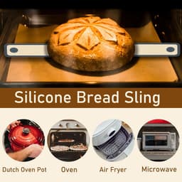 2 stuks Siliconen Bakmat - Met 3x Deegschraper - vaatwasserbestendig - Lange Handvatten Deeg Mat - sling bakmat - Geschikt Voor Airfryer, Oven En Magnetron - BPA-Vrij - Herbruikbare Nederlandse Ovenvoering - Geschikt Voor Airfryer, Oven En Magnetron — thumbnail 4