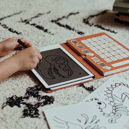 BEAU by Bo Kidywolf Kidydraw Mini Tekenboek met LCD-scherm Dieren + Refill Galaxy & Dinosaurussen — thumbnail 4