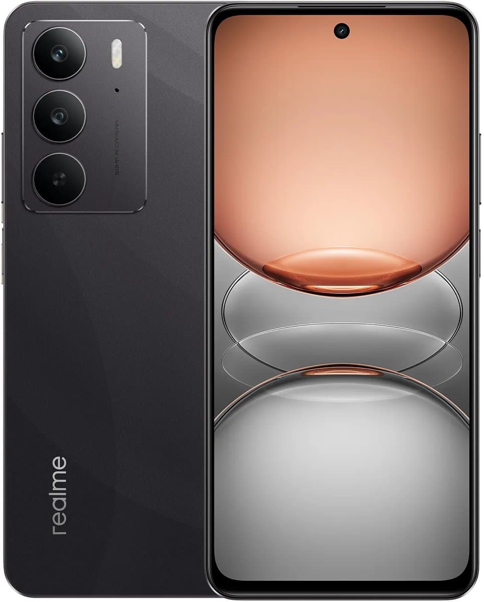 realme C75 17,1 cm (6.72") Dual SIM Android 14 4G USB Type-C 8 GB 256 GB 5660 mAh Zwart — afbeelding 1