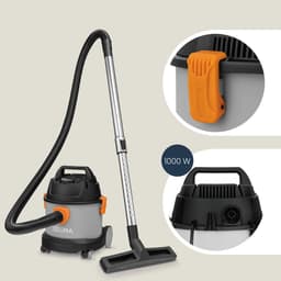 Zeegma Pro Compact – Stofzuiger / Bouwstofzuiger / Waterstofzuiger / Tapijtreiniger – Met en zonder zak – 4 x Stofzuigerzakken inbegrepen – Natte reiniging en wateropzuiging – HEPA + waterfilter – 1000W – 6L – Blaasfunctie – Voor auto, garage, woning — thumbnail 3