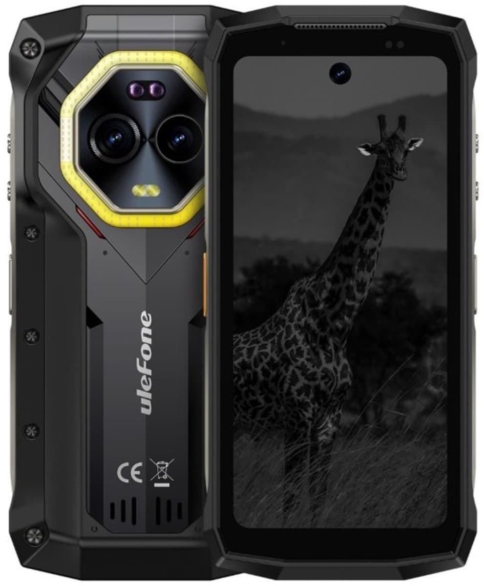Ulefone Armor Mini 20 11,9 cm (4.7") Dual SIM Android 14 4G USB Type-C 8 GB 256 GB 6200 mAh Zwart — afbeelding 1