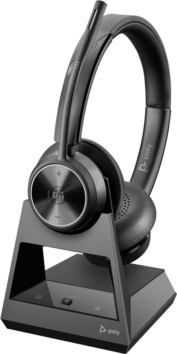 POLY Savi 7320 Office Stereo DECT 1880-1900 MHz Headset — afbeelding 1