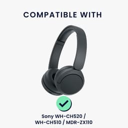 kwmobile hoes geschikt voor Sony WH-CH520 / WH-CH510 / MDR-ZX110 - 21,5 x 16 cm - Beschermhoes voor headset in Sterrenhemel aan meer design - Van neopreen - Met print — thumbnail 4