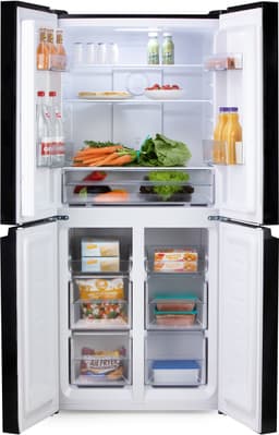 PRIMO PR182MD Koelvriescombinatie – Amerikaanse Koelkast – 4 deuren – No Frost - Energieklasse C – 362 liter (237 + 125) - Zwart — thumbnail 8