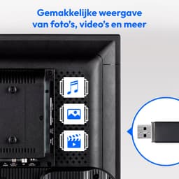 MEDION Full HD TV 59,9 cm (24 inch) (perfect voor camping, camper, vrachtwagen, tuin, 12V auto-adapter, triple tuner, HDMI, USB), MD824000, zwart — thumbnail 9