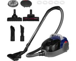 Zeegma Zonder Verre Flow Stofzuiger - Zakloos - 21.000 Pa Zuigkracht, 800 W Vermogen, Zakloze Stofzuiger z 2,2L Stofcontainer, Stille Werking tot 74 dB, 5 Accessoires, Turboborstel, Parketborstel, 2-in-1 Zuigmond, 12m Werkbereik