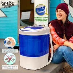 MKSS® Mini Wasmachine met Centrifuge - Voor Kleine Wasgoed - Meerdere Programma's - Wit — thumbnail 5