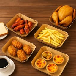 Bakplaten voor de Airfryer - airfryer - airfryer accessoires - Wegwerpbare vetvrije bakplaten - Antiaanbak bakplaten - 50 vellen — thumbnail 3