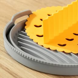 Pack Luchtfriteuse met mand en Opvouwbaar siliconen mandje voor airfryer InnovaGoods — thumbnail 12