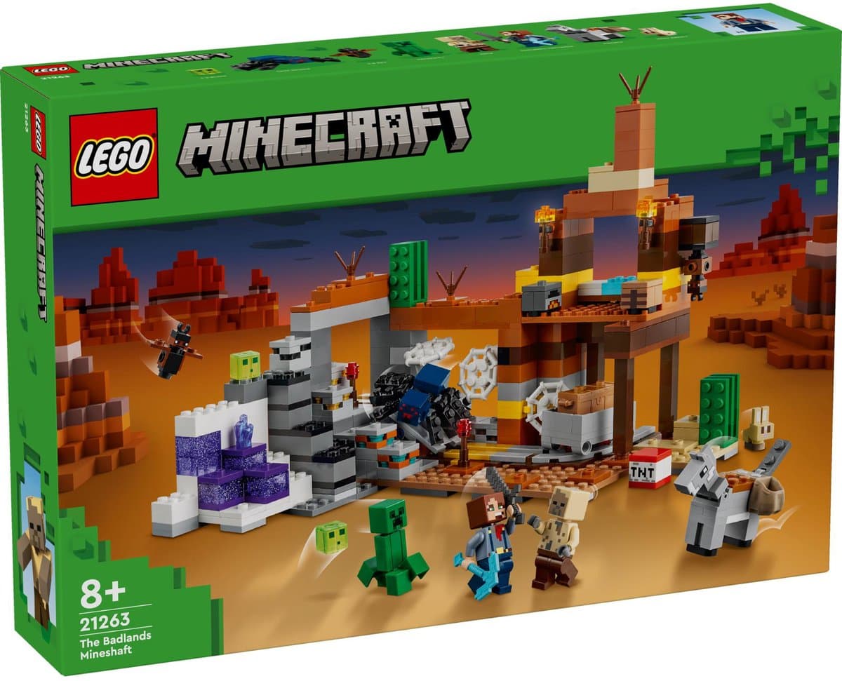 LEGO Minecraft® De woestenijmijnschacht 21263 — afbeelding 1