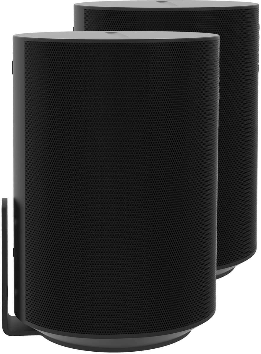 Cavus Ultra Slim Draaibare Muurbeugel voor Sonos ERA 100 – Set van 2 - Zwart — afbeelding 1