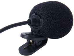 Lavalier Dasspeldmicrofoon met 3.5mm Jack AUX aansluiting - 2 Meter Kabel - Geschikt voor Smartphone, Camera en Laptop - zwart — thumbnail 2