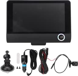 4-inch dashcam voor in de auto met drie lenzen en nachtzicht in hoge resolutie — thumbnail 4