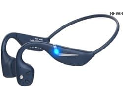 RFWR® Bone Conduction Hoofdtelefoon met Bluetooth 5.3 en 20 Uur Speeltijd, Waterdichte Sporthoofdtelefoon voor Hardlopen en Fietsen