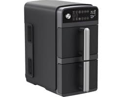 Mini oven - Grill rooster - Bakplaat - Airfryer - Voor Gezond en Snel Koken - Met 11 Programma’s - 1800W, LED-scherm, 5 Accessoires Inclusief Draaispit & Receptenboek