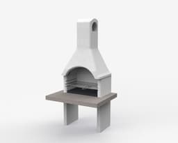 Sarom Fuoco - Betonnen barbecue - PIAVE - 80 x 103 x 198 cm — thumbnail 1