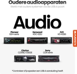 Xssive BTR01 Audio Bluetooth Receiver - USB naar Draadloze Audio Bluetooth Ontvanger - Auto Carkit - Voor Oude Speaker, Stereo Set, Auto Radio, Autoradio — thumbnail 4
