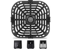 Airfryer Vervangende Bak - Geschikt voor Instant Pot Vortex 6 in 1 - 6 QT - Gourmia GAF685 - GAF735 6 QT - Oorspronkelijke Airfryer-accessoires Grillplaat - Crisperplaat - Rack-onderdelen - Vaatwasserbestendig