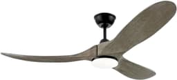 Livano Plafondventilator - Met Verlichting - Plafond Ventilator - Met Lamp - Plafonniere Met Ventilator - Met Licht - Stijl P - 150cm — thumbnail 1