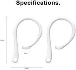 TRANKIELO® - Veilige en Comfortabele Oorhaken voor AirPods – 4 paar – Anti-verlies – Compatibel met AirPods 1, 2, 3 & Pro – Ideaal voor Sportieve Activiteiten — thumbnail 2