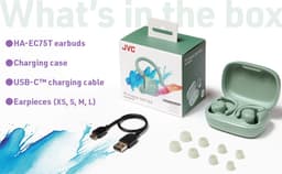 JVC HA-EC75T Sports Hoofdtelefoon – Draadloos - Groen — thumbnail 4