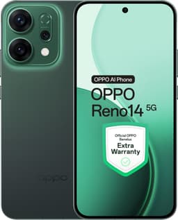 OPPO Reno14 5G 12+512GB Luminous Green - Extra Garantie — thumbnail 1