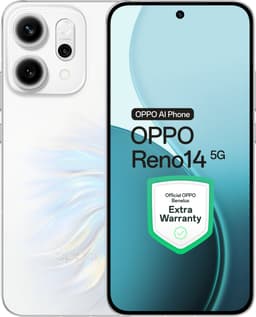 OPPO Reno14 5G 12+256GB Opal White - Extra Garantie — thumbnail 1