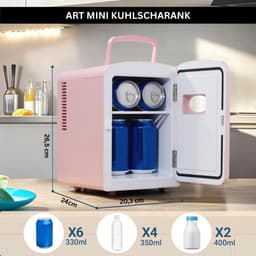 Mini Koelkast - Minibar - Skincare Fridge - Roze — thumbnail 4