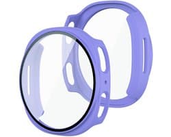 Stravo Screen protector case voor Samsung Galaxy Watch 8 - 40mm - Full Cover Hard Case / Beschermend Hoesje - Paars - Samsung Galaxy Watch 8 40mm screenprotectors