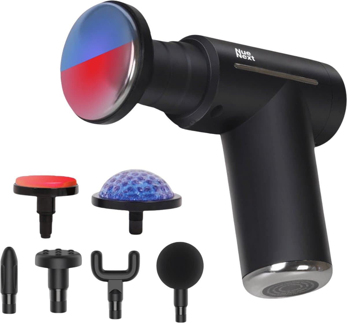 NueNext Thermo Massage Gun Professioneel - Warm & Koud - Massage Apparaat - Massageapparaat Massagegun - Massage Pistool - Zwart — afbeelding 1