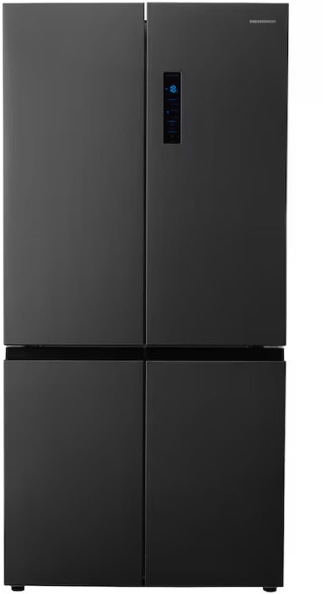 Heinner HSBS-HM600MDNFDXE++ Amerikaanse Multi-Deurs Koelkast – 600 L – Full No Frost – Touch Display – Inox Antraciet – InoxCool Technology – 5 Jaar Garantie — afbeelding 1