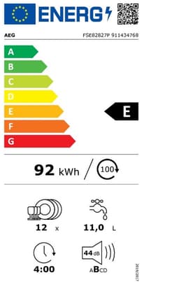 AEG FSE82827P Comfortlift - Inbouwvaatwasser - Volledig geïntegreerd - ProClean — thumbnail 8