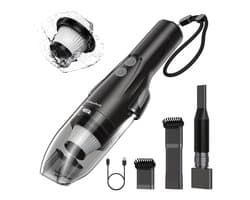 Cleanforce Kruimelzuiger Auto - Snoerloos met extreme zuigkracht - Nat & Droog - Auto Stofzuiger