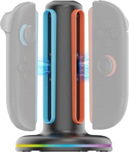 PlayCool- Nintendo Switch 2 Joy-Con Oplaadstation met thumb grips - RGB - Geschikt Voor 4 Joy Cons — thumbnail 3