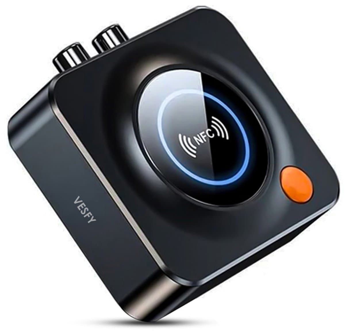 Vesfy Bluetooth 5.1 Ontvanger met NFC - AUX & RCA Audio Adapter - Voor Auto, Versterker & Speakers — afbeelding 1