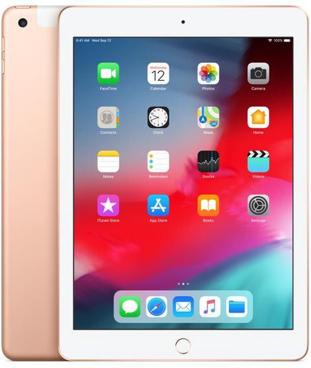 Apple iPad (2018) - 9.7 inch - WiFi + 4G - 32GB - Goud — afbeelding 1