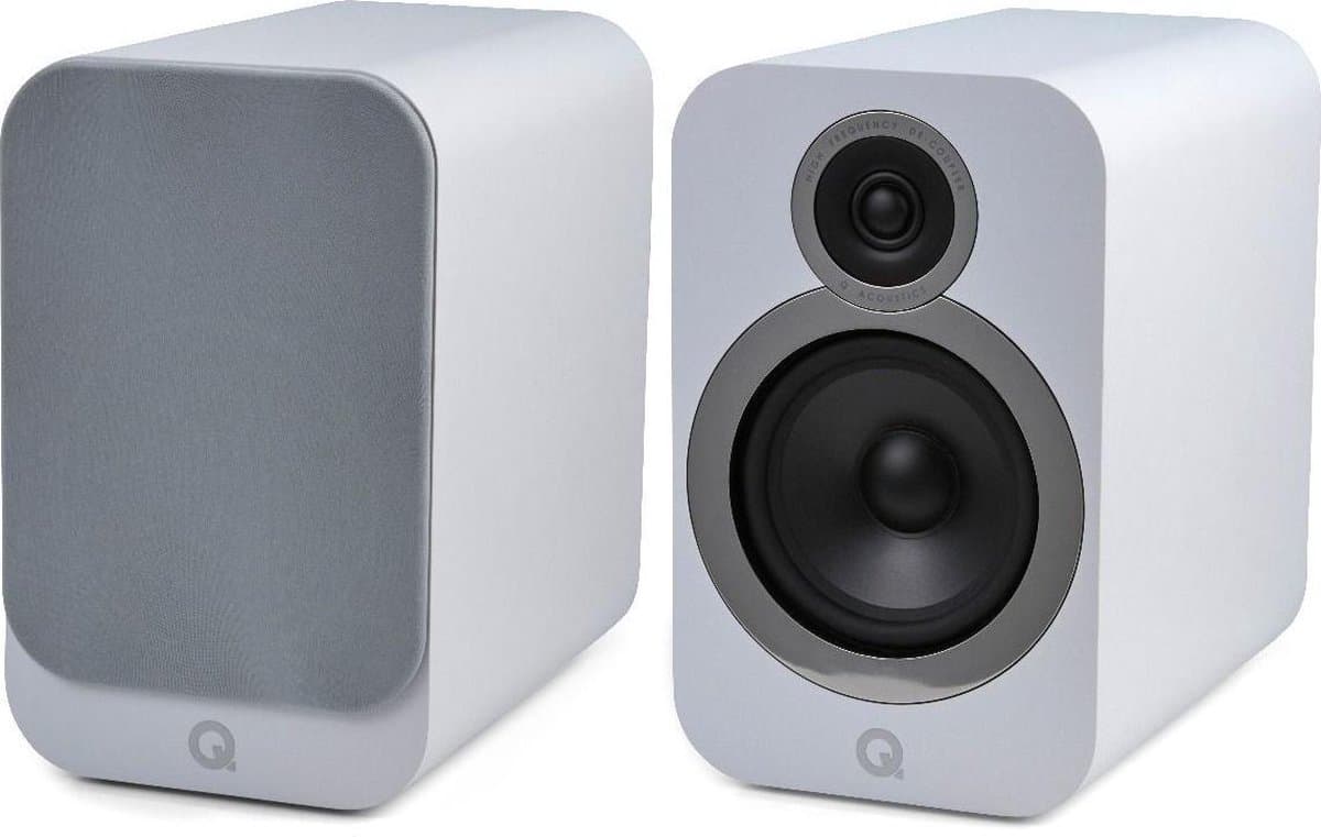 Q Acoustics 3030i Hifi - Boekenplank Luidspreker - Mat Wit (per paar) — afbeelding 1