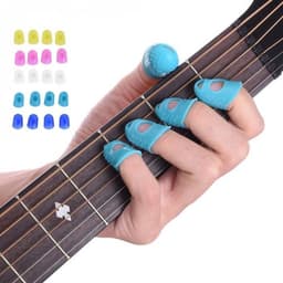 10 stuk Gitaar Duim Picks Vinger Picks Plectrum Band — thumbnail 1
