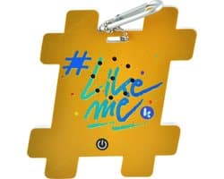 Didak Play Backpack Muy Pop Speaker #LikeMe - Portable speaker - Geel - Luidspreker