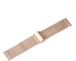 Bizoule Metalen Smartwatch Bandje 20mm - Rose-Goud - Gewone Gesp - Geschikt voor Smartwatch Beso, CS3 en Classy Pro