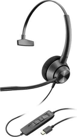 HP Poly EncorePro 310 USB-C Monoaural Headset TAA — thumbnail 1