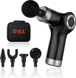 D'AZ® - Massage gun - Verstelbare Professionele Massage gun - Zwart — thumbnail 1