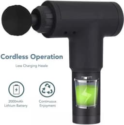 Massage Gun draadloos - High Power zeer krachtig oplaadbaar met attributen - Ideaal voor sportmassage en Erotische massages - ROOD — thumbnail 2