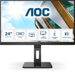 Monitor AOC 24P2QM LED 23,8" VA Flicker free — thumbnail 1