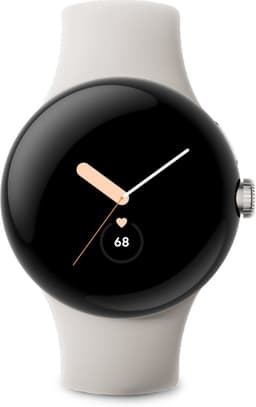 Google Pixel Watch - 41 mm - met GPS - Zilver (Beige) — thumbnail 5
