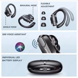 Lenovo XT80 Bluetooth 5.3 koptelefoon | oordopjes | draadloze koptelefoon | draadloze oordopjes | oorhaakjes | waterdicht — thumbnail 3