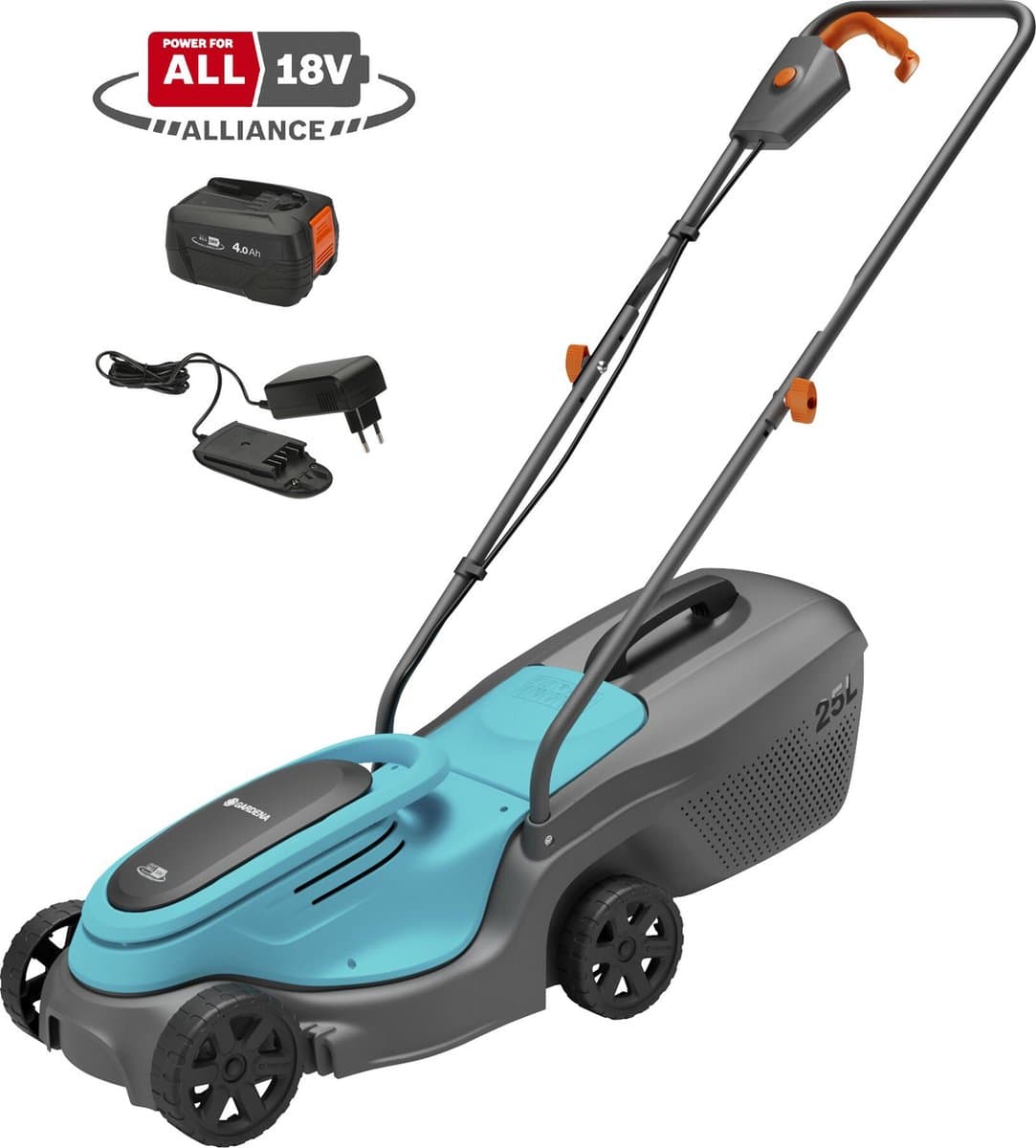 GARDENA PowerMax 30/18V P4A Read Grasmaaier Accu Incl. oplader 18 V Snijbreedte max. 300 mm — afbeelding 1