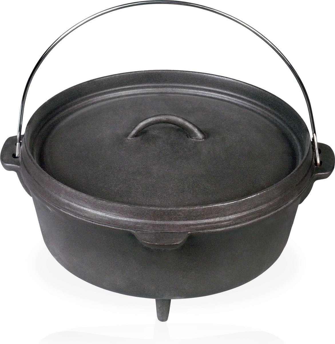 Barbecook - Junko sudderpot - Dutch Oven - Barbecuepan - Gietijzer - 9L — afbeelding 1