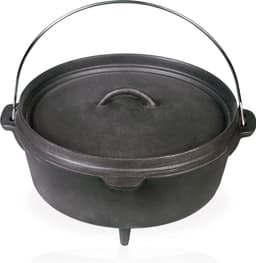 Barbecook - Junko sudderpot - Dutch Oven - Barbecuepan - Gietijzer - 9L — thumbnail 1